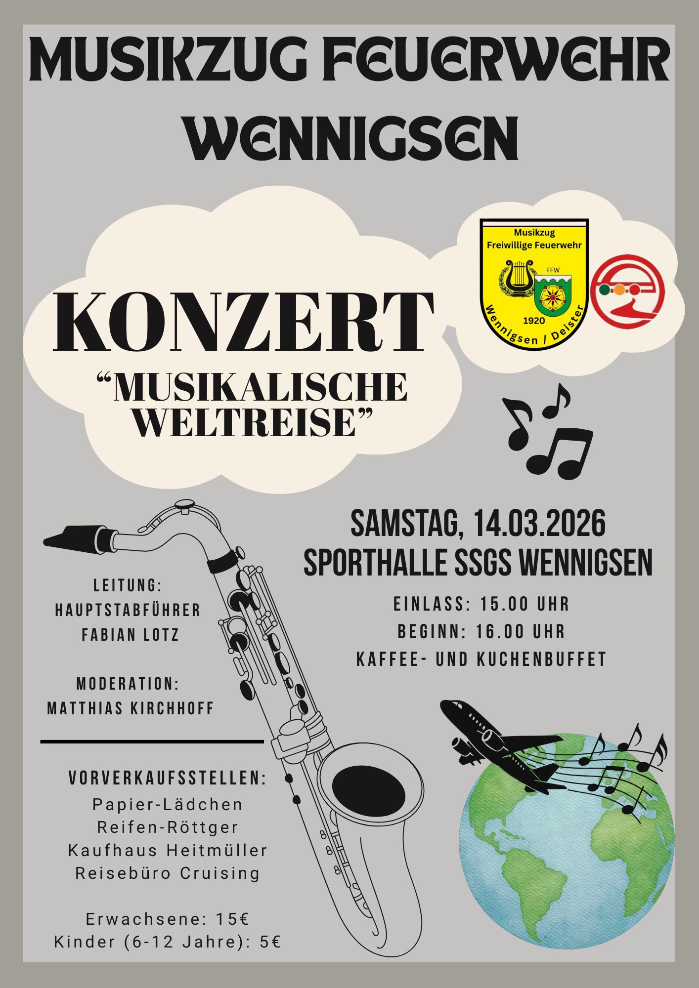 Frühjahrskonzert “Musikalische Weltreise”