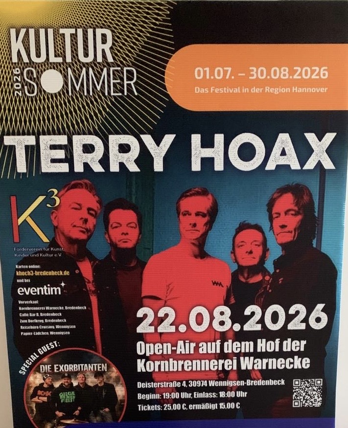 Terry Hoax live mit „ celebrate nothing“