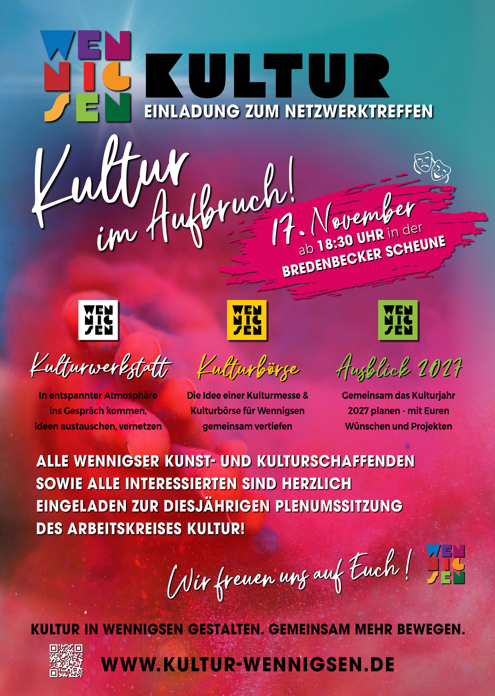Kultur in Wennigsen gestalten – EINLADUNG ZUM PLENUM